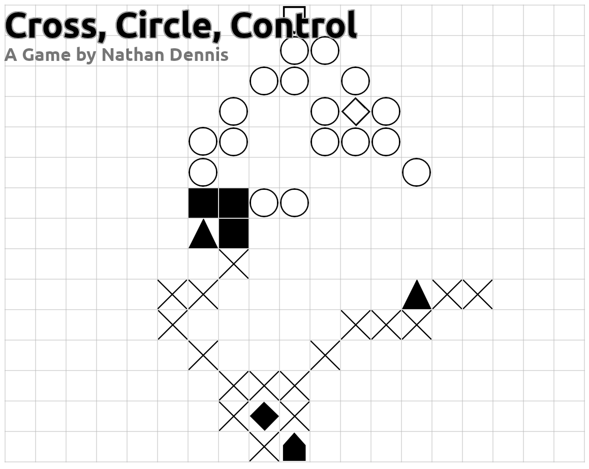 Cross, Circle, Control Logo